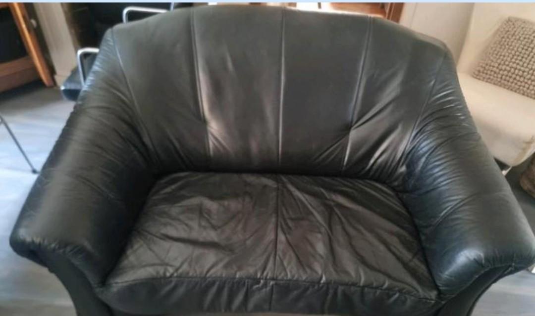 Nette lederen 2 zits bank