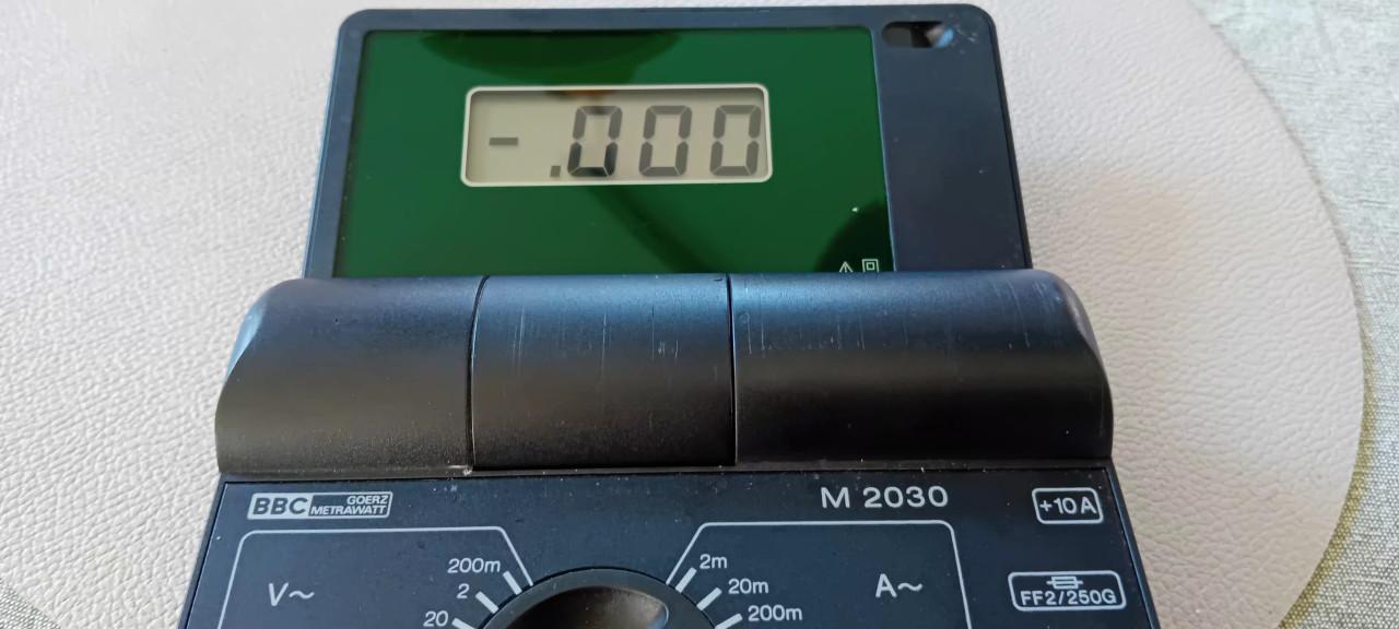 BBC GOERZ METRAWATT M2030 MULTIMETER