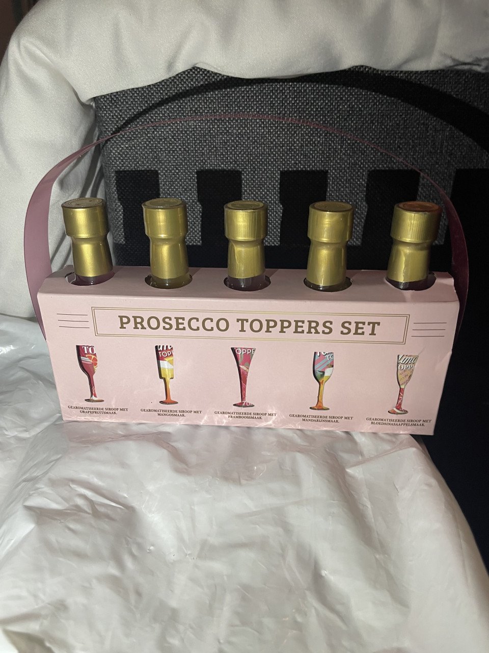 Nieuwe prosecco toppers set