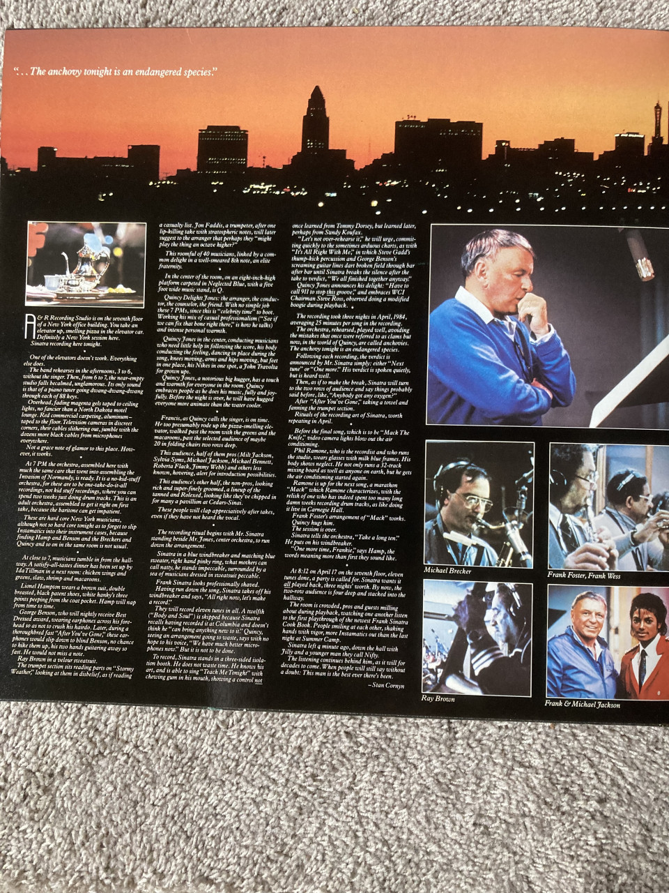 Vinyl LP Frank Williams L.A. is my Lady met Quincy Jones