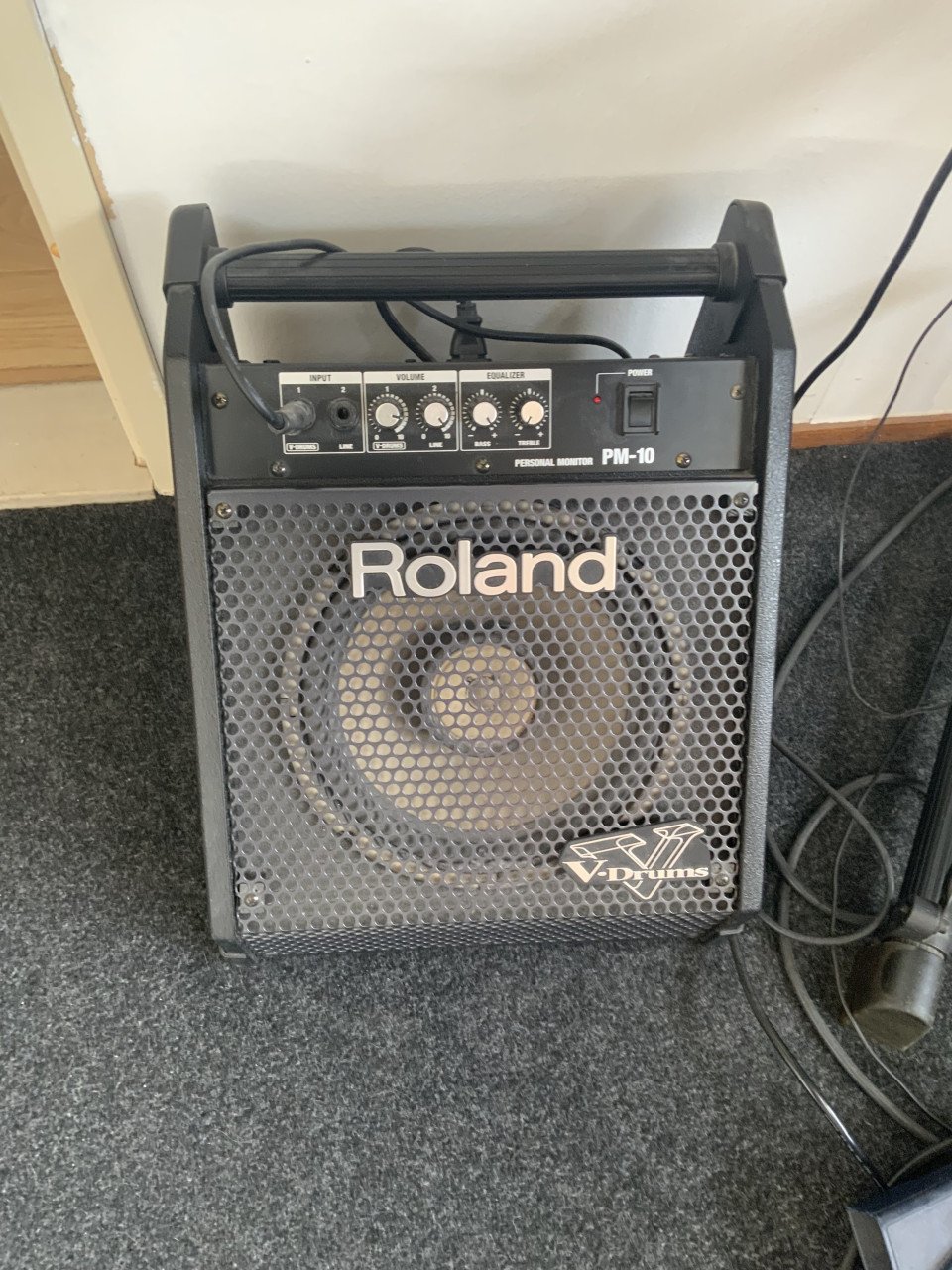 Electronisch drumstel + monitor