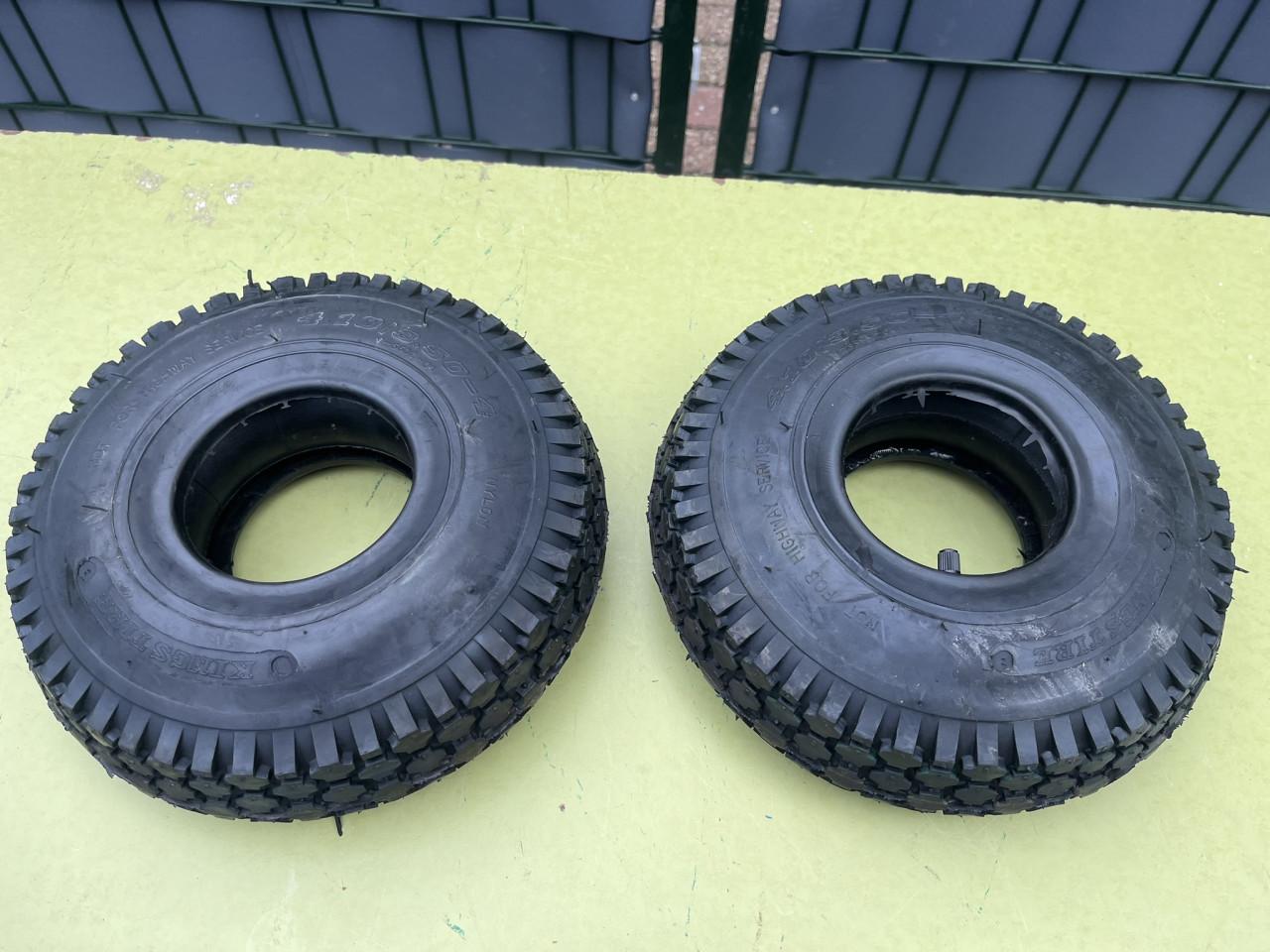 Binnen+ buitenband 4.10/3.50-4 NIEUW