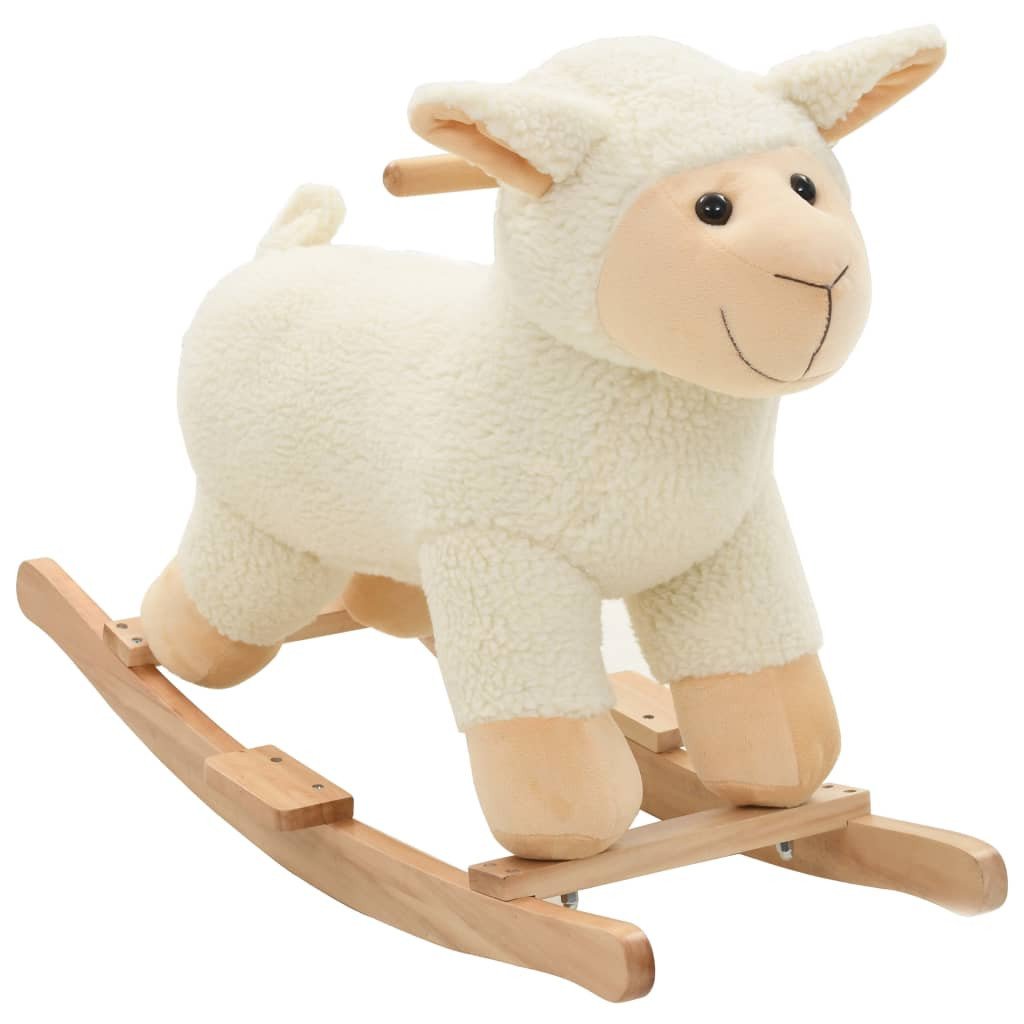 Hobbeldier schaap 78x34x58 cm pluche wit casaxl