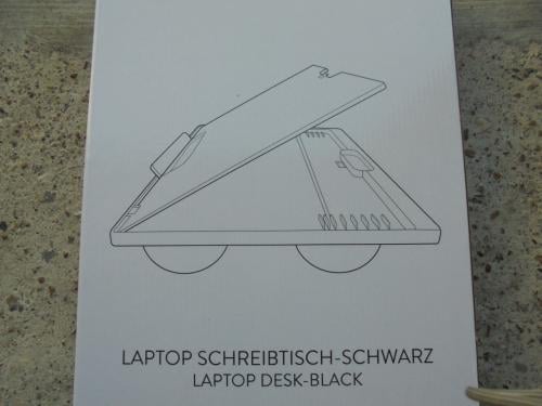 Laptop schrijftafel zwart