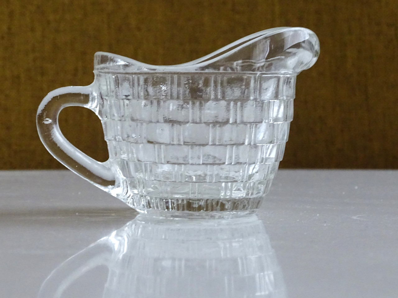 Art Deco Roomstel Persglas Melk en Suiker stel