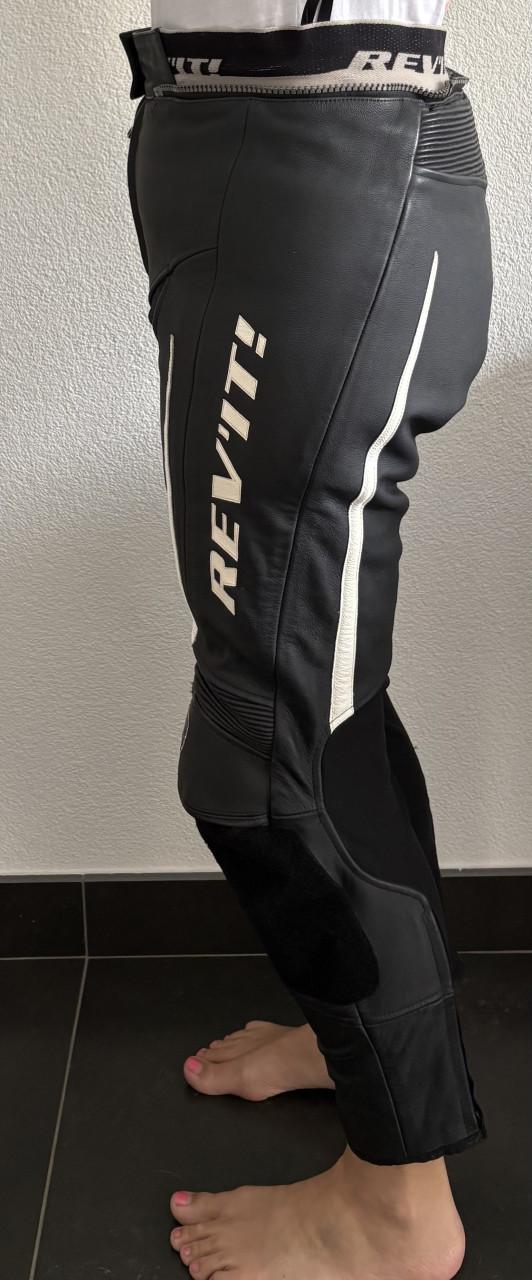 REV’IT dames motorpak 2-delig – jas 42 / broek 40 – leer (ook los te koop)