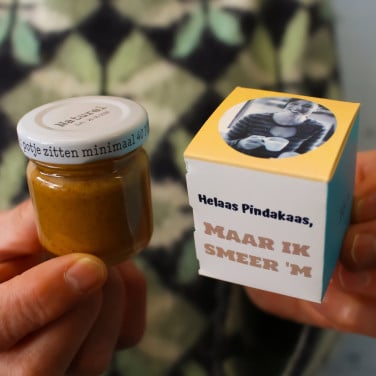 Collega bedankjes - helaas pindakaas- pensioen bedankjes