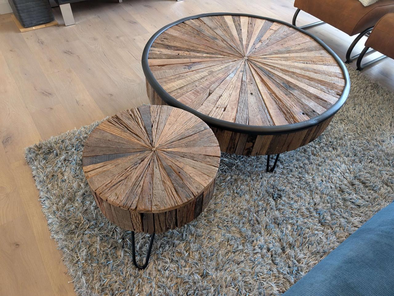 Salontafel met bijzettafel