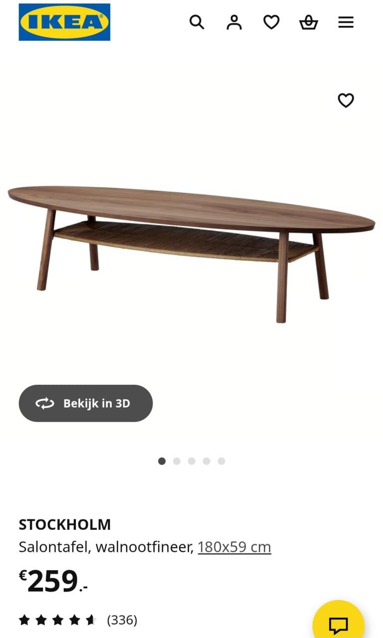 Salontafel Stockholm ikea