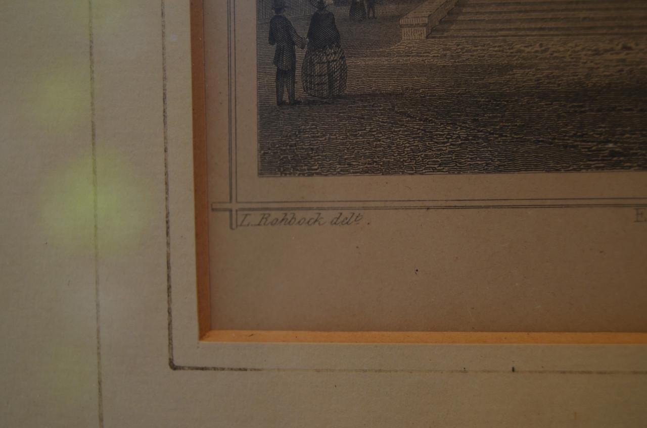 Staalgravure 1850 'de Kerk, Zeyst', Darmstadt