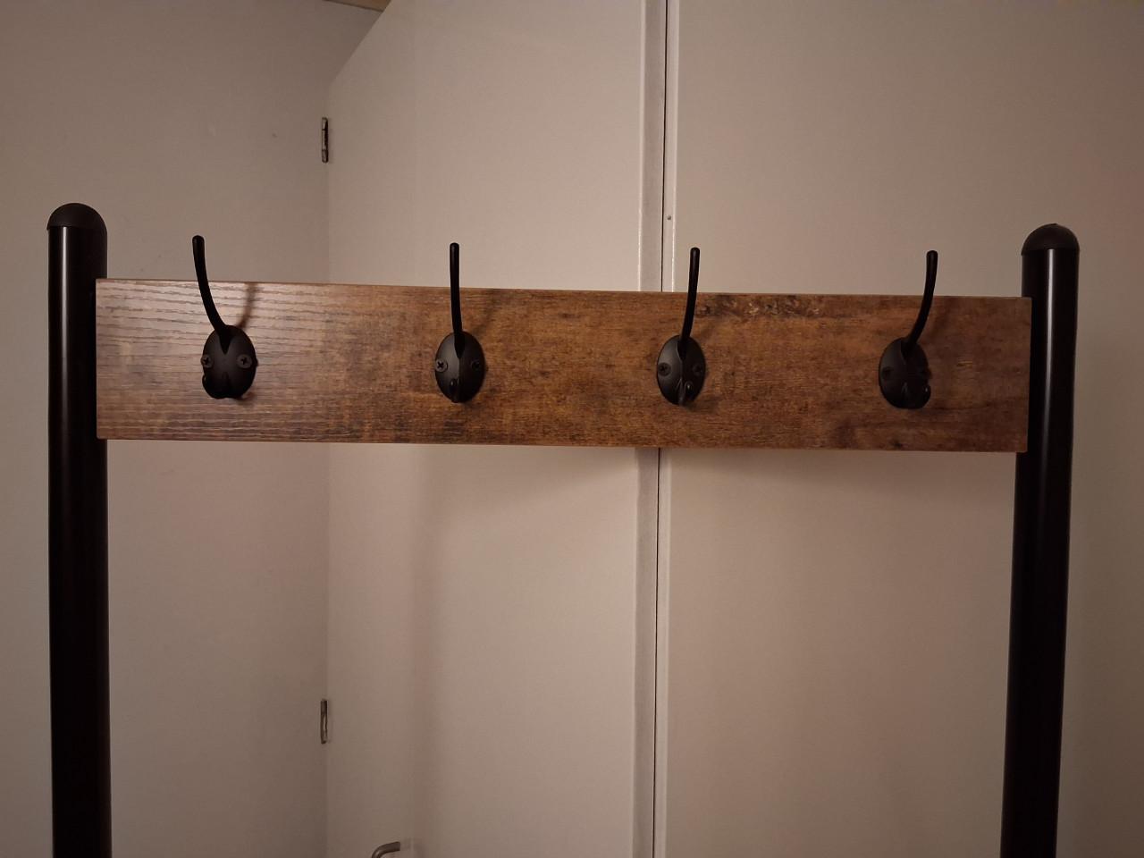 Kapstok en schoenenrek Industriëel