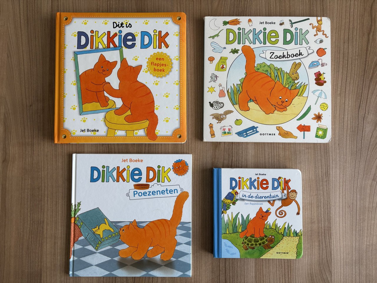 4 Hele gave Dikkie Dick boeken voor de peuter / kleuter  Koopje € 10,-