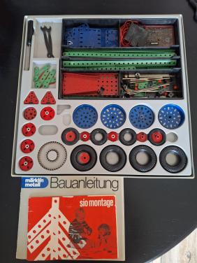 Bouwsysteem metaal. Marklin metall. Retro