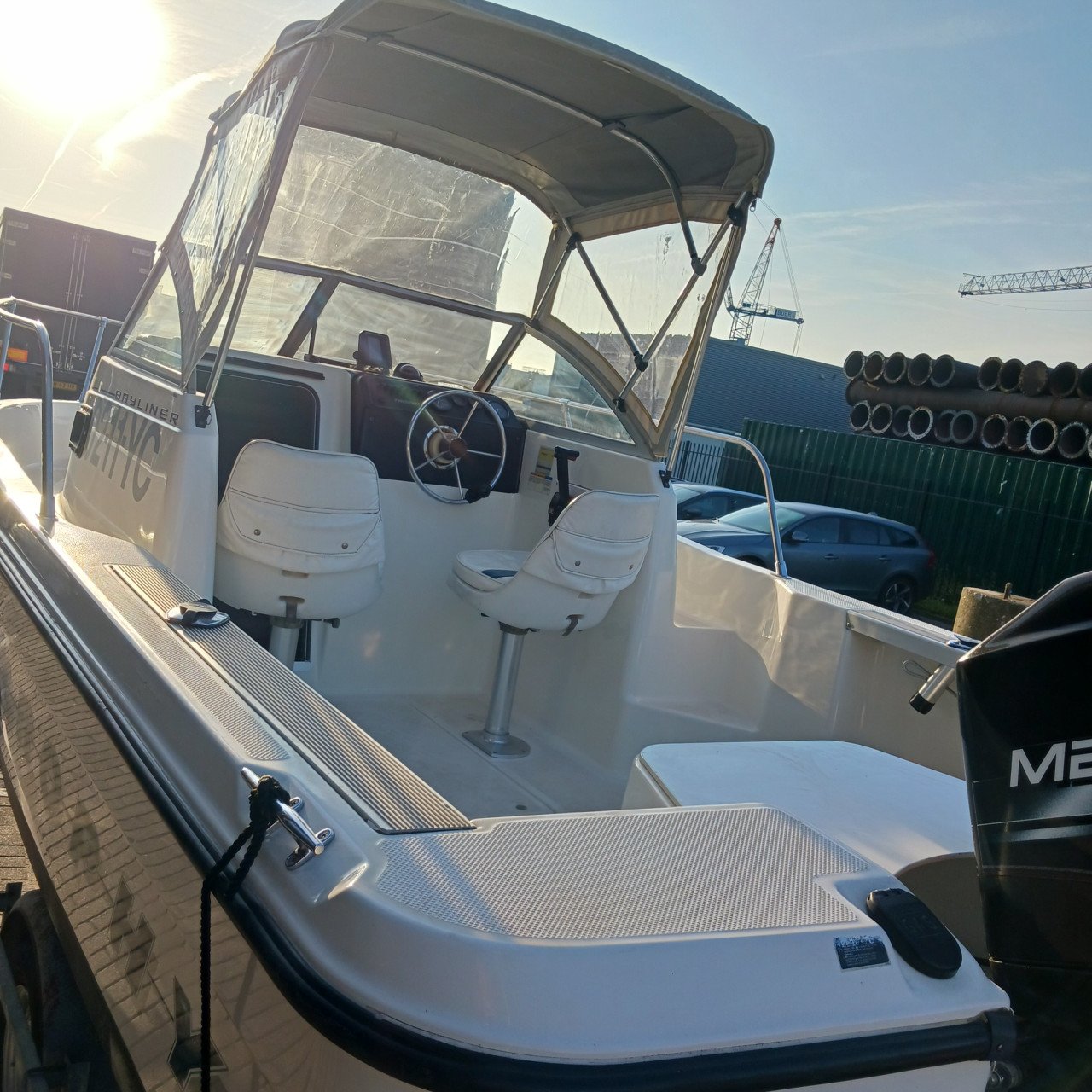 Bayliner Trophy + 115 pk Mercury + Pega trailer; inruil is mogelijk