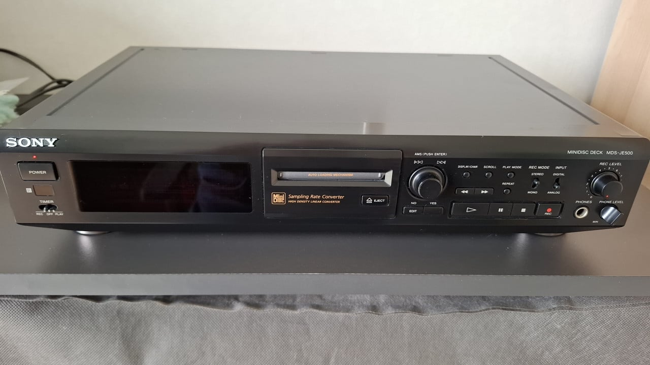 Sony MD-speler MDS-JE500