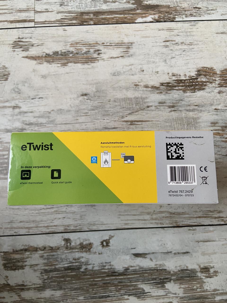 Remeha eTwist Slimme Thermostaat - Nieuwstaat!