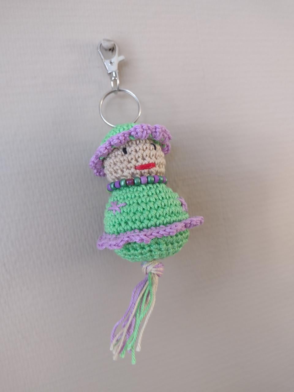 Gehaakte sleutelhanger poppetjes