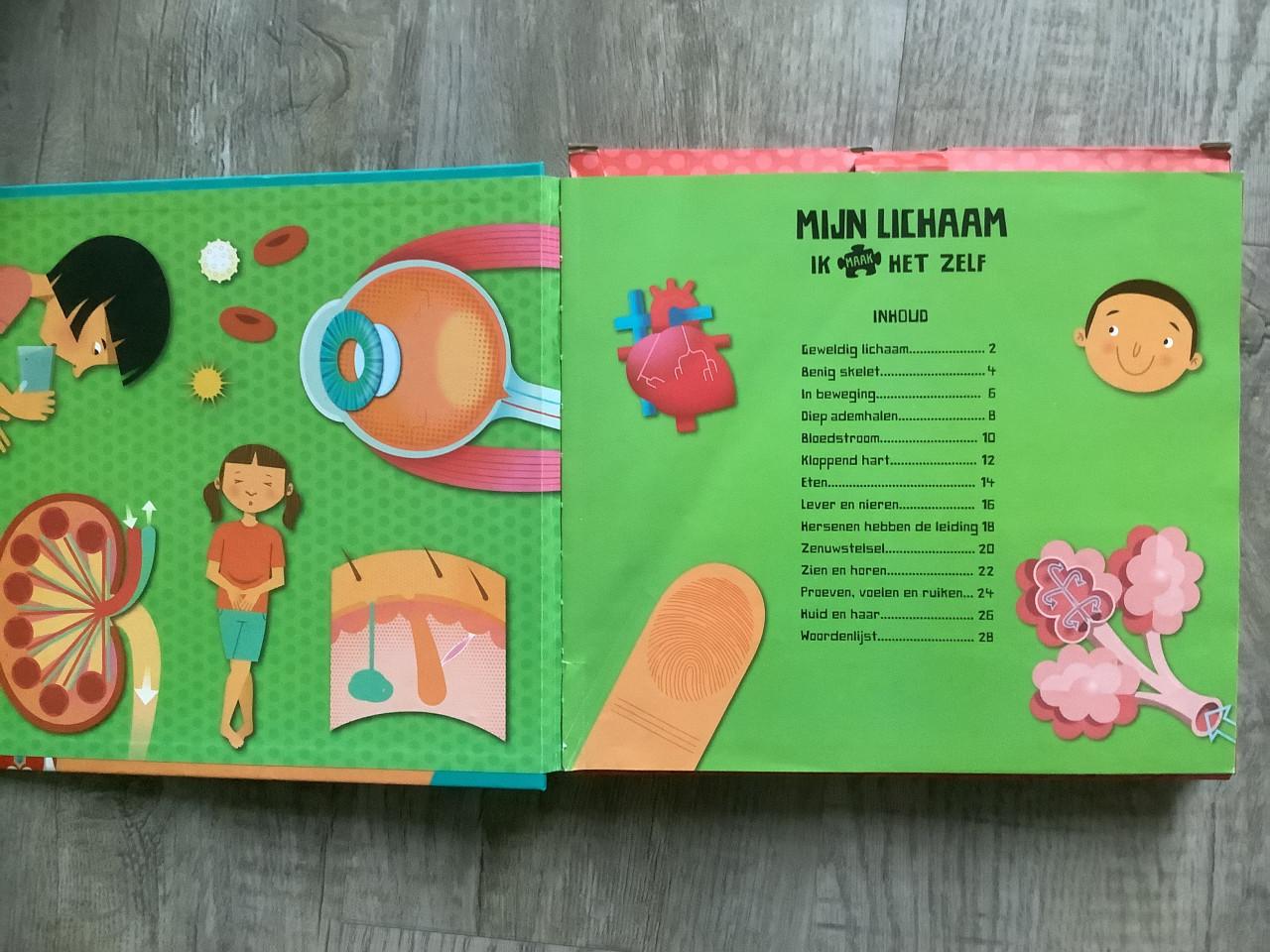 Mega Vloerpuzzel met Boek; hoe werkt mijn lichaam