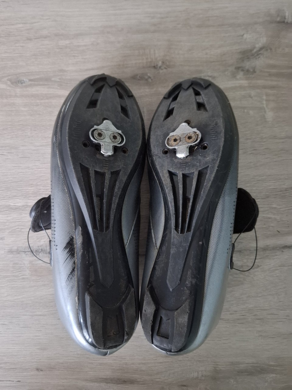 Wielrenschoenen zilver maat 44