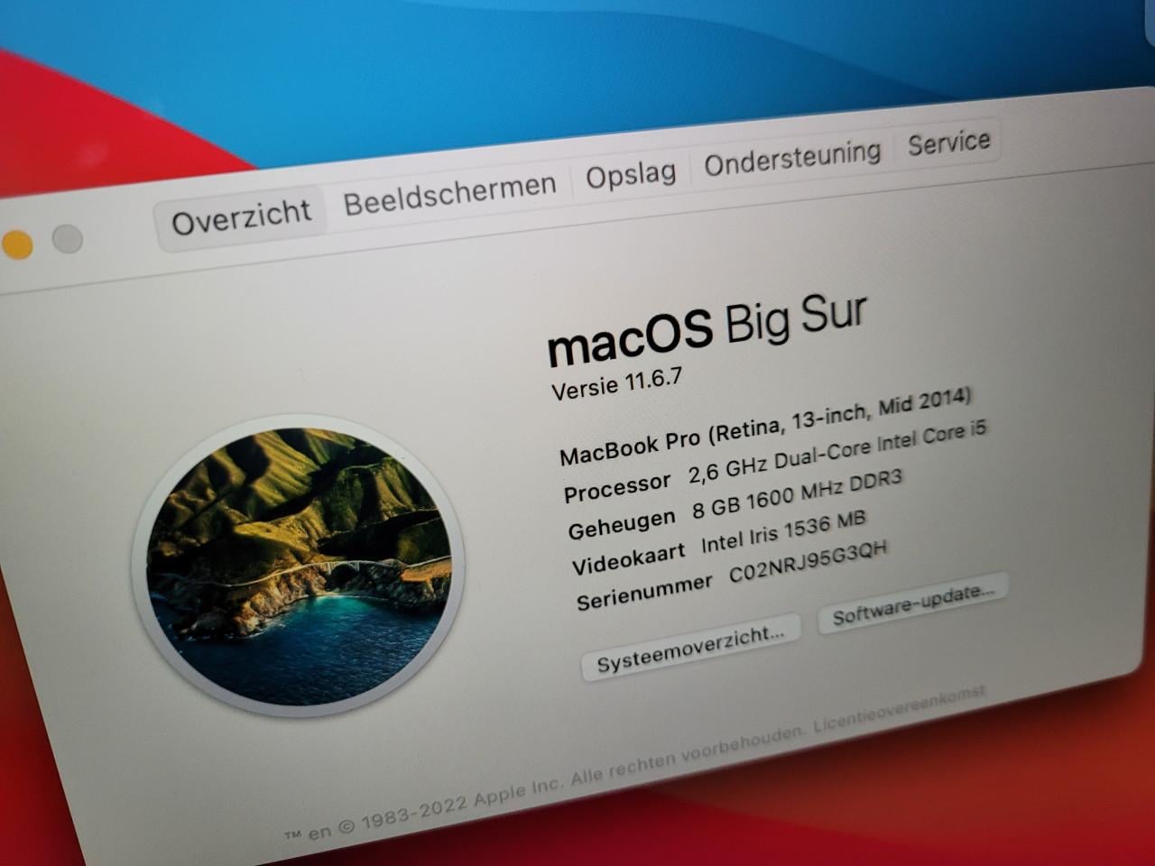 Macbook Air en Pro 2014 en 2017