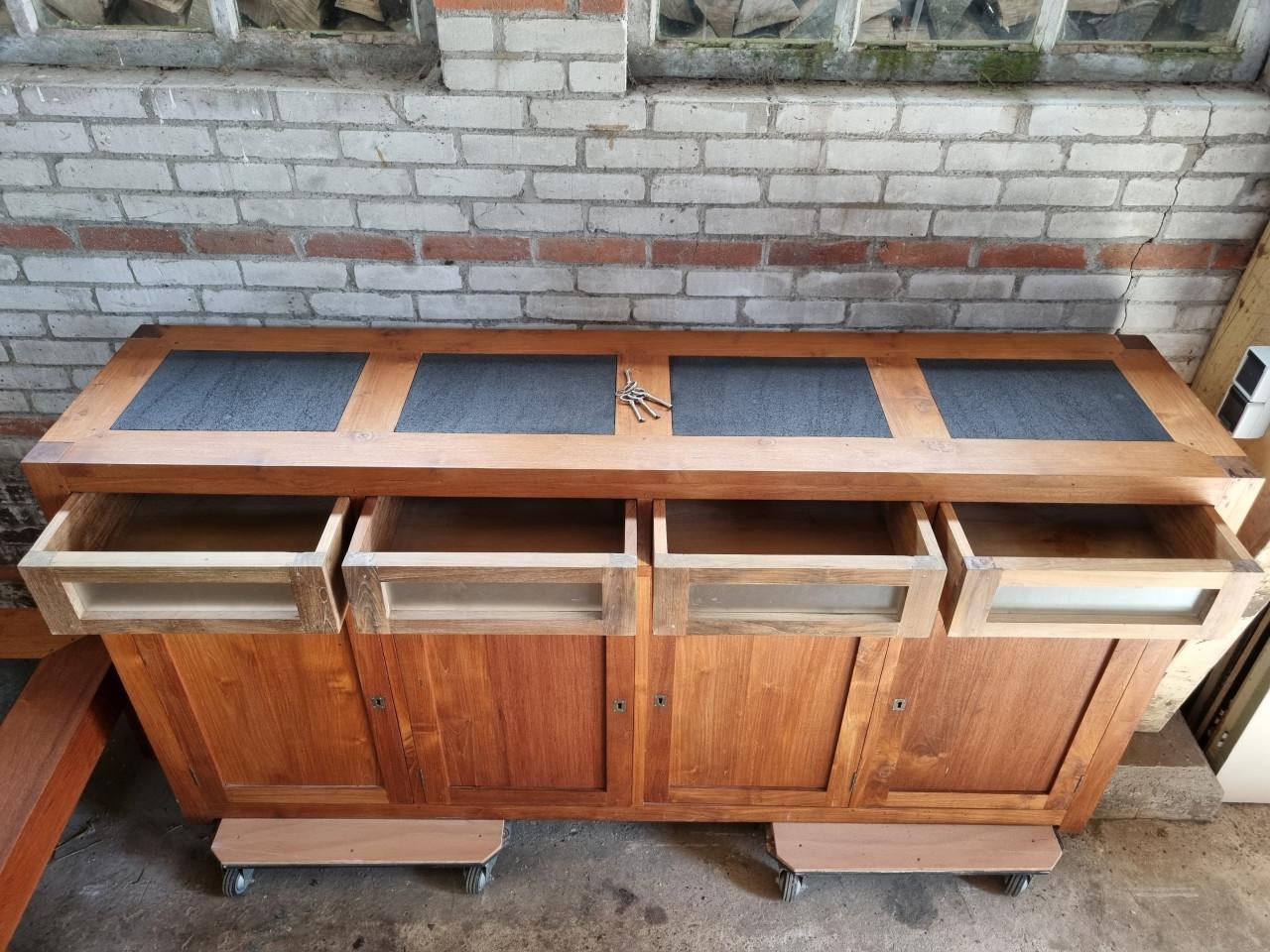 Dressoir - teakhouten set