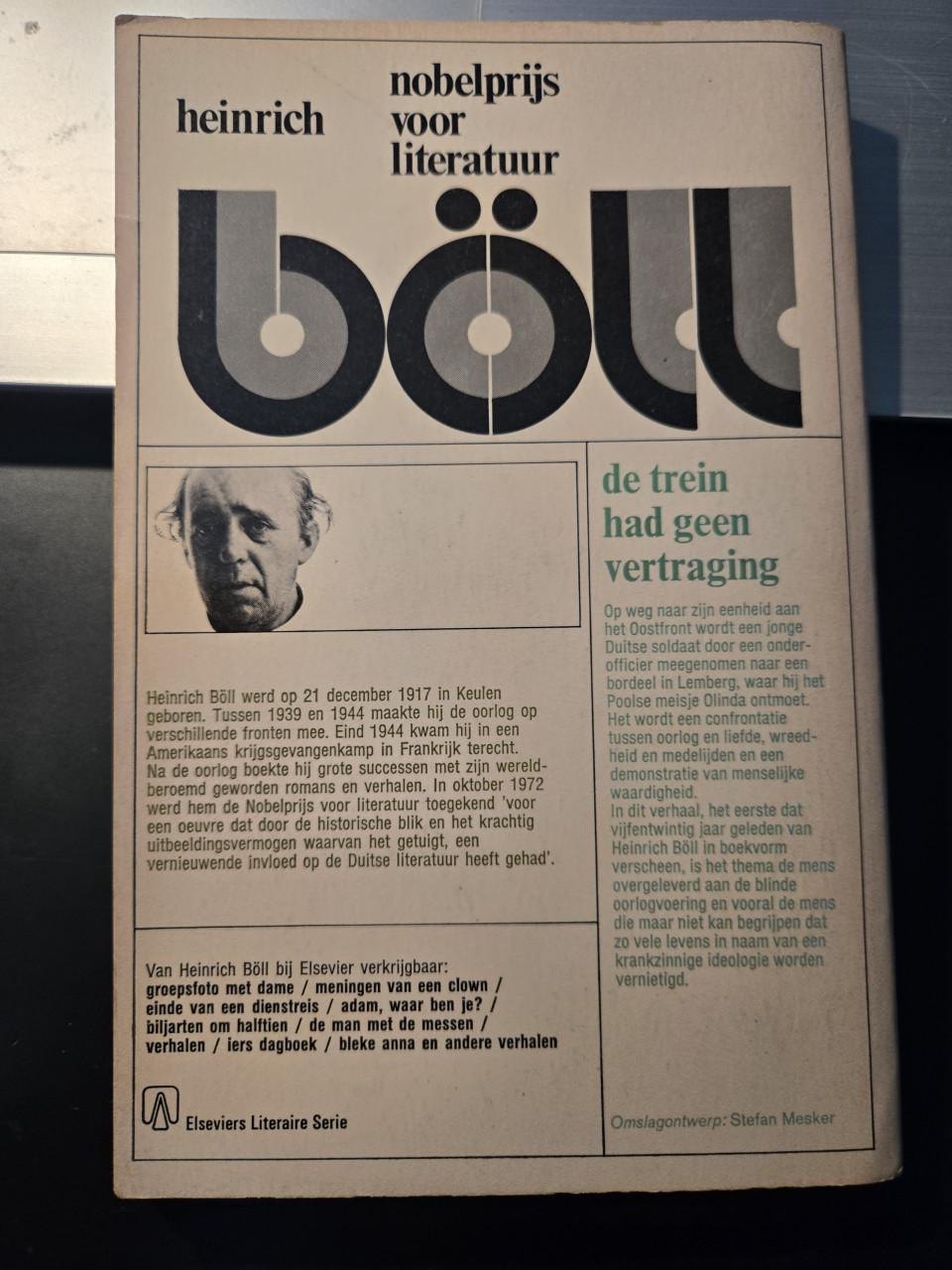 Boek De trein had geen vertraging 1974 1edruk van een heruitgave