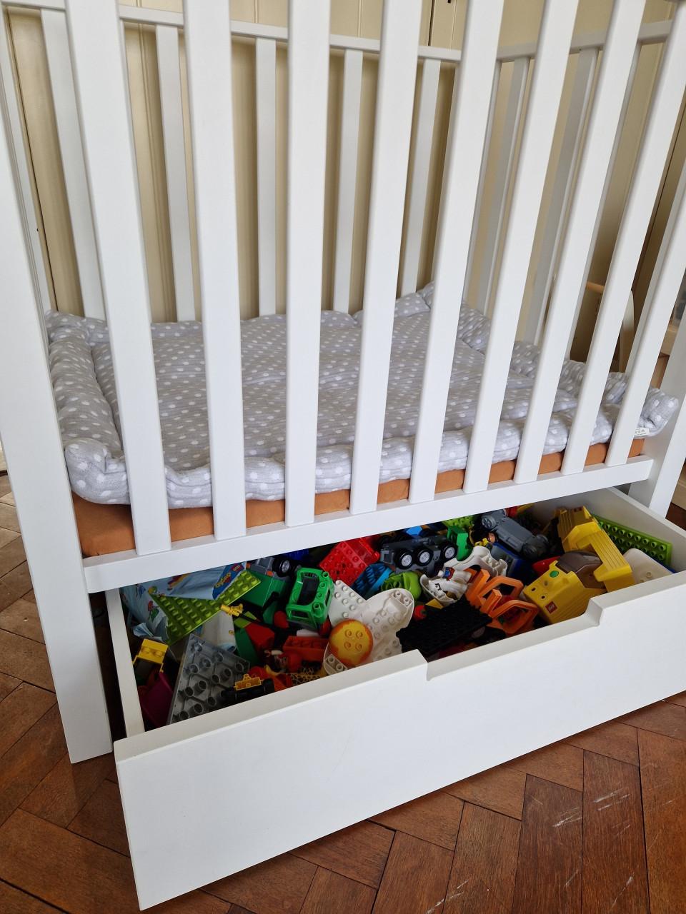 Witte box met lade