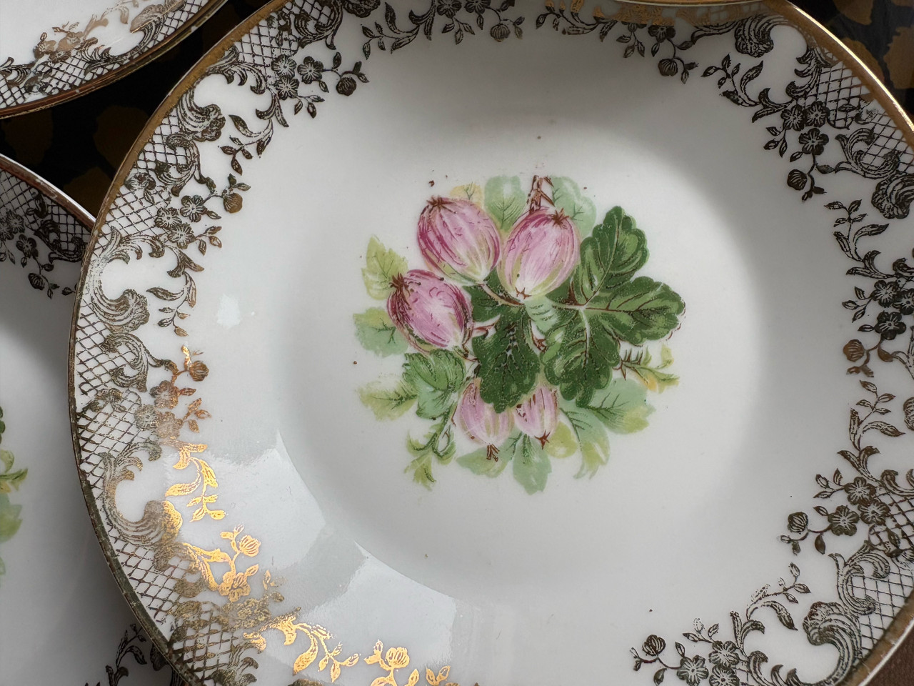Set van 8 porseleinen  schotels van Limoges France