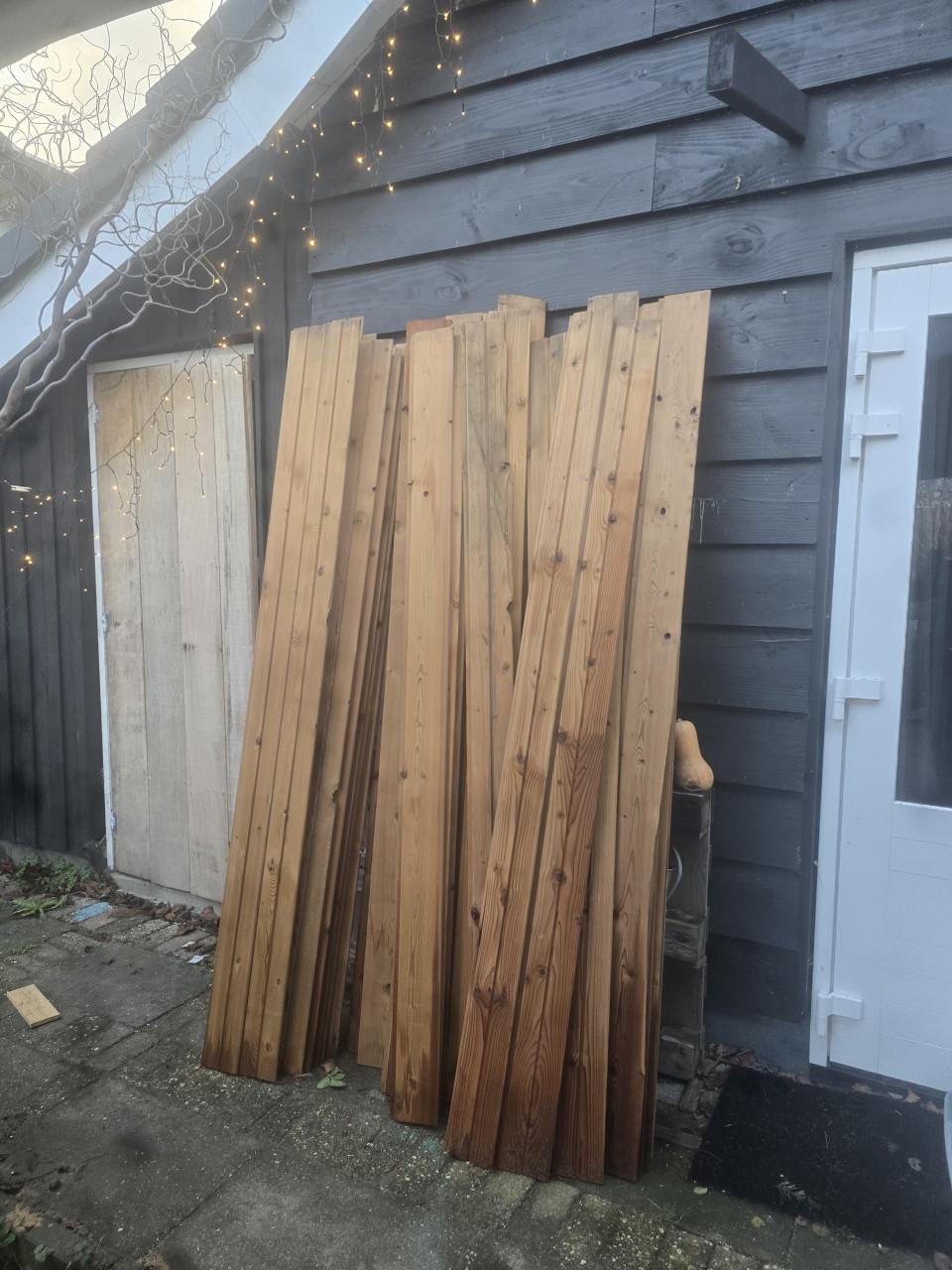 22 m2 thermisch gemodificeerd vuren gevelbekleding