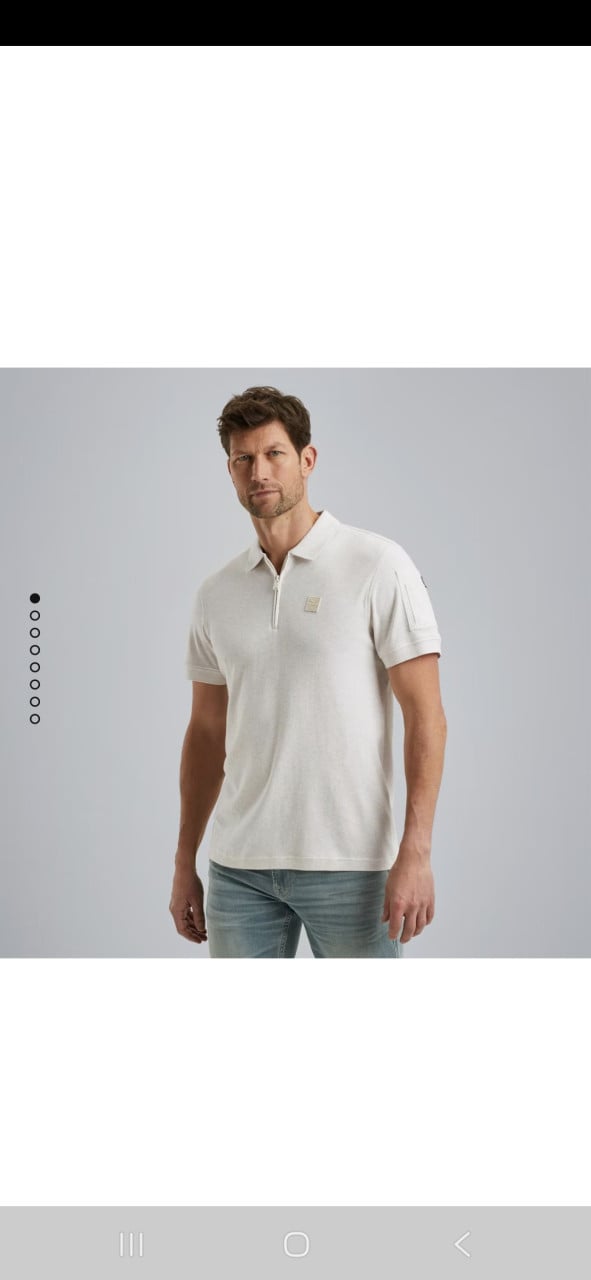 Polo shirt met rits nieuw verkeerde  maat besteld