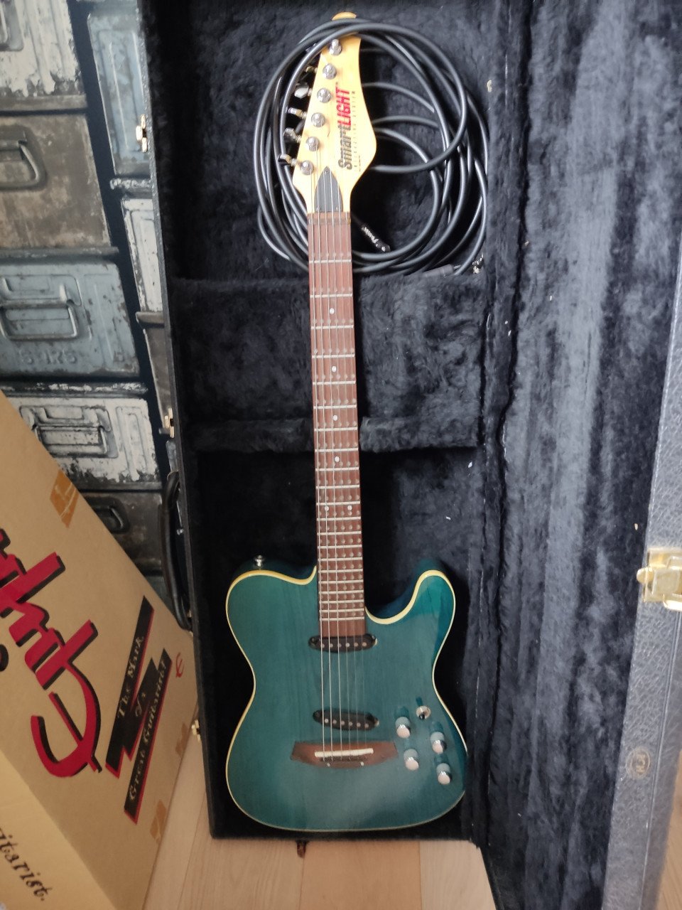 Electrische gitaar Optek Fretligth SG300 TB