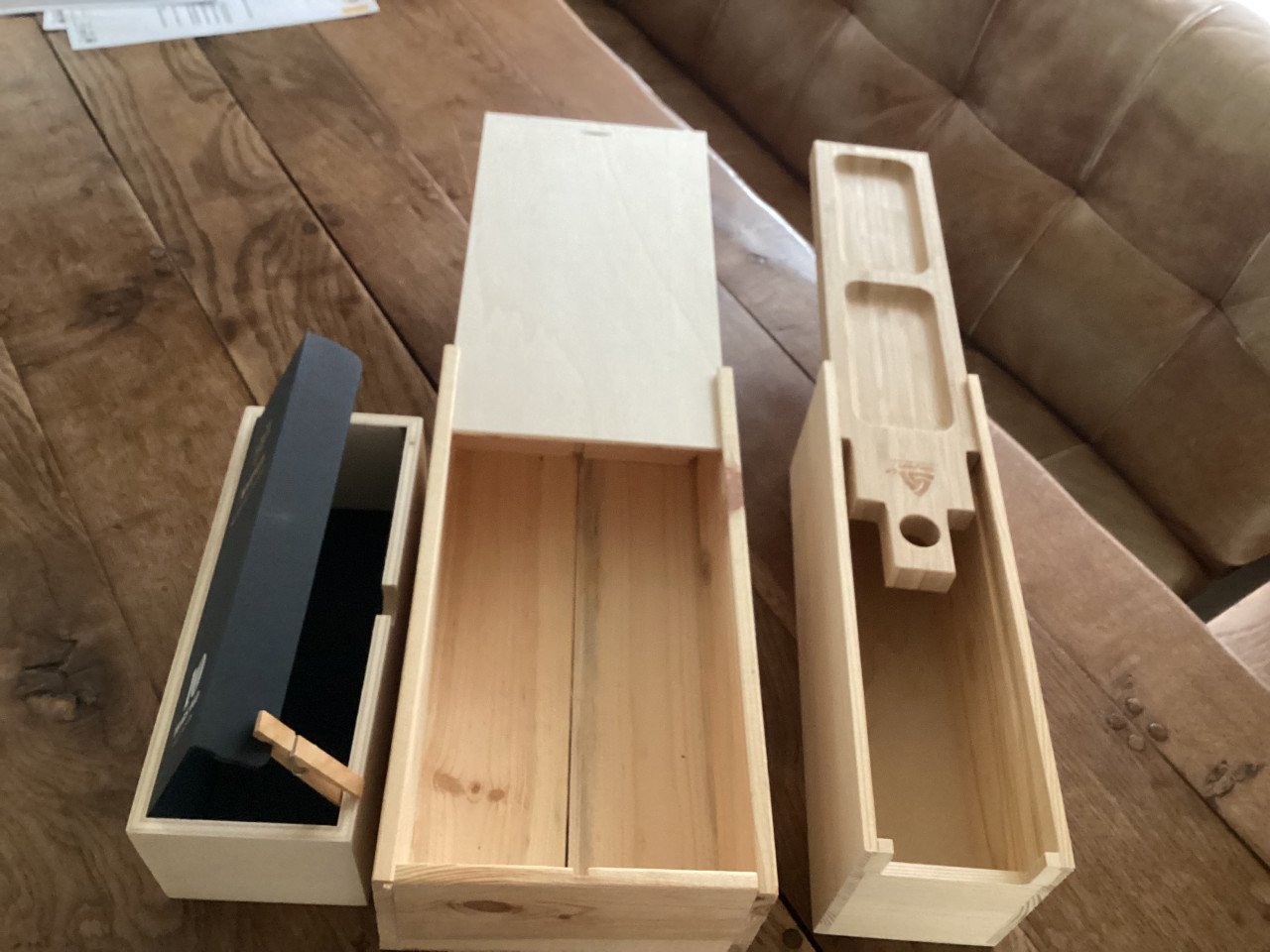 3 Houten kistjes GOES gratis