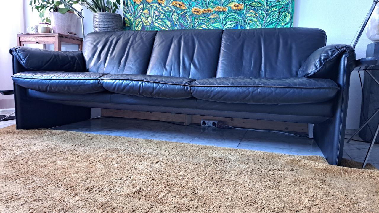 Leolux leren bank