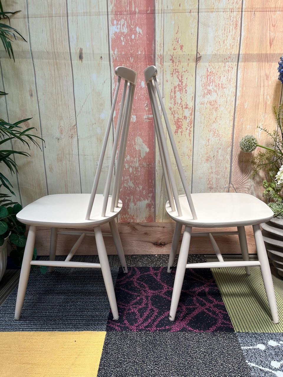 Pastoe Spijlenstoelen ( set van 2 ) No 744