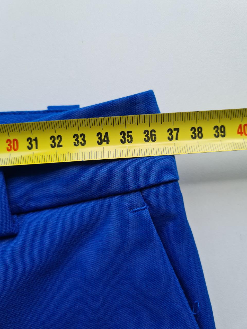 Nieuw ! Kobalt blauwe broek met wijde pijpen Mt 34 / 36