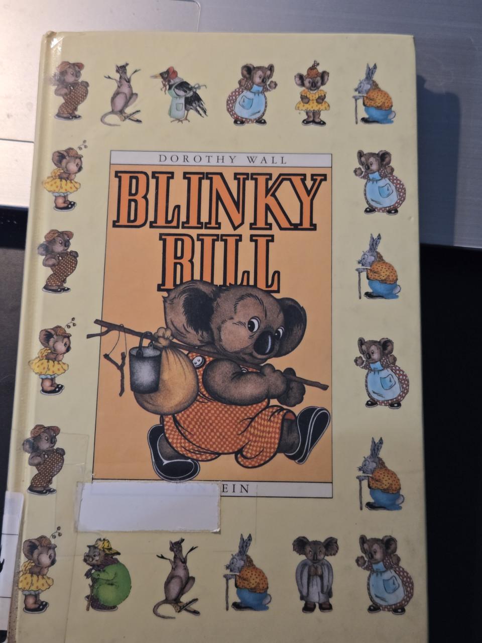 Vintage hardcover editie van  kinderboek Blinky Bill 1995