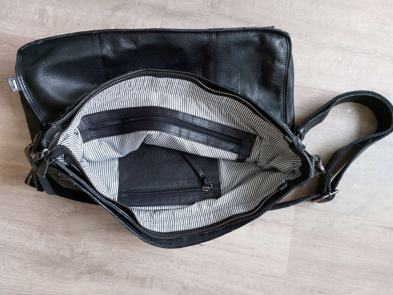 Leren tas