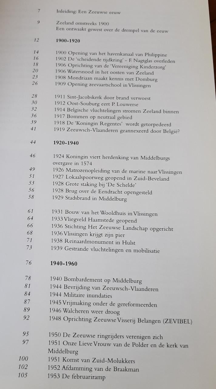 Zeeland 1900 – 2000, door J.B. Kuipers