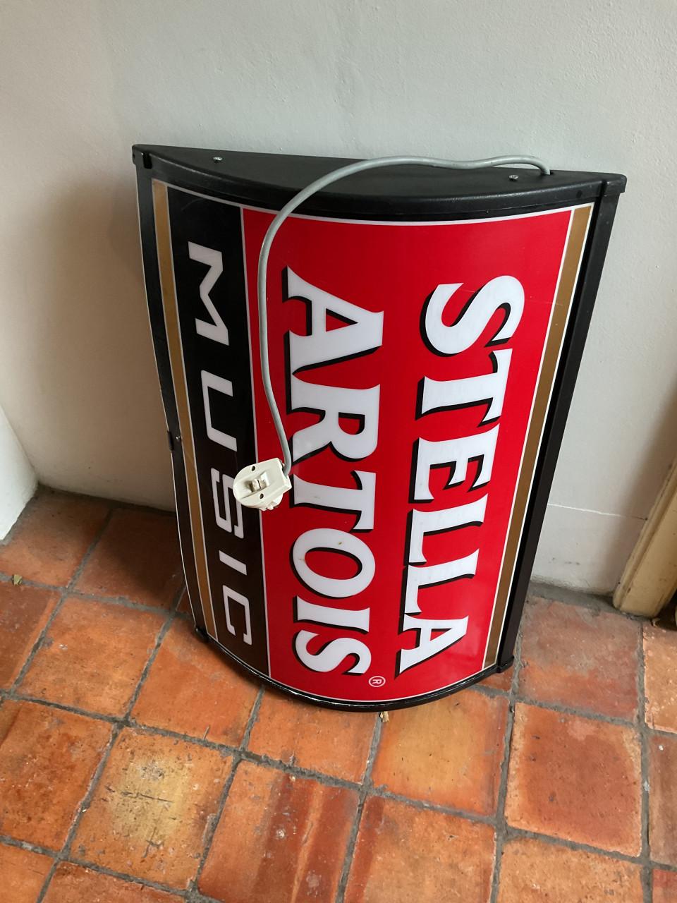 Stella Artois Music lichtreclamebord