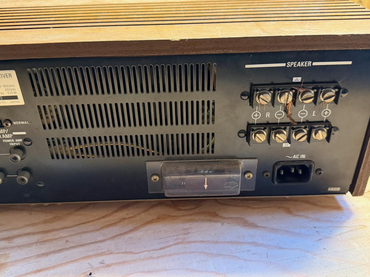 Sony receiver