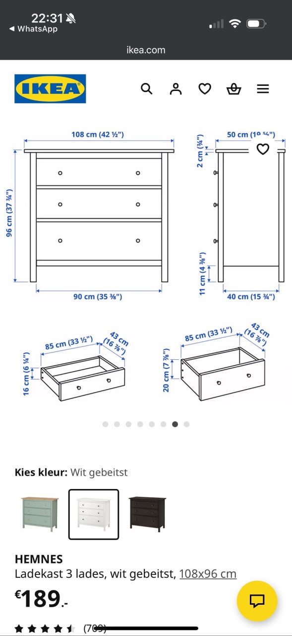 IKEA kast HEMNES
