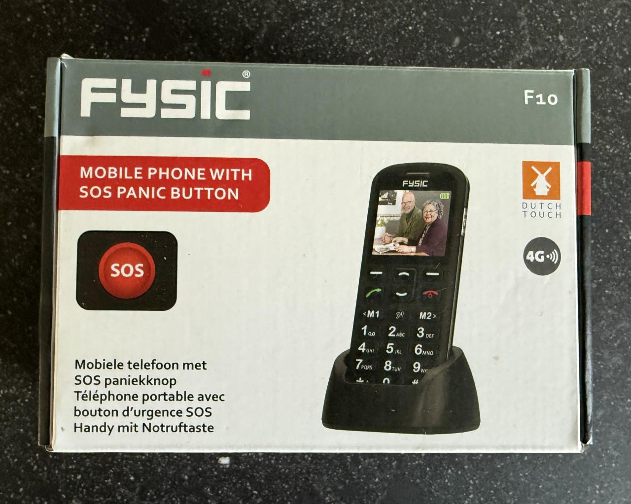 FYSIC 10 Senioren Telefoon – Zo goed als nieuw + garantie