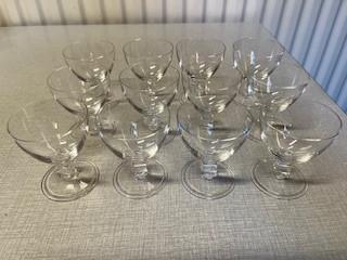 Glasservies Val Saint Lambert