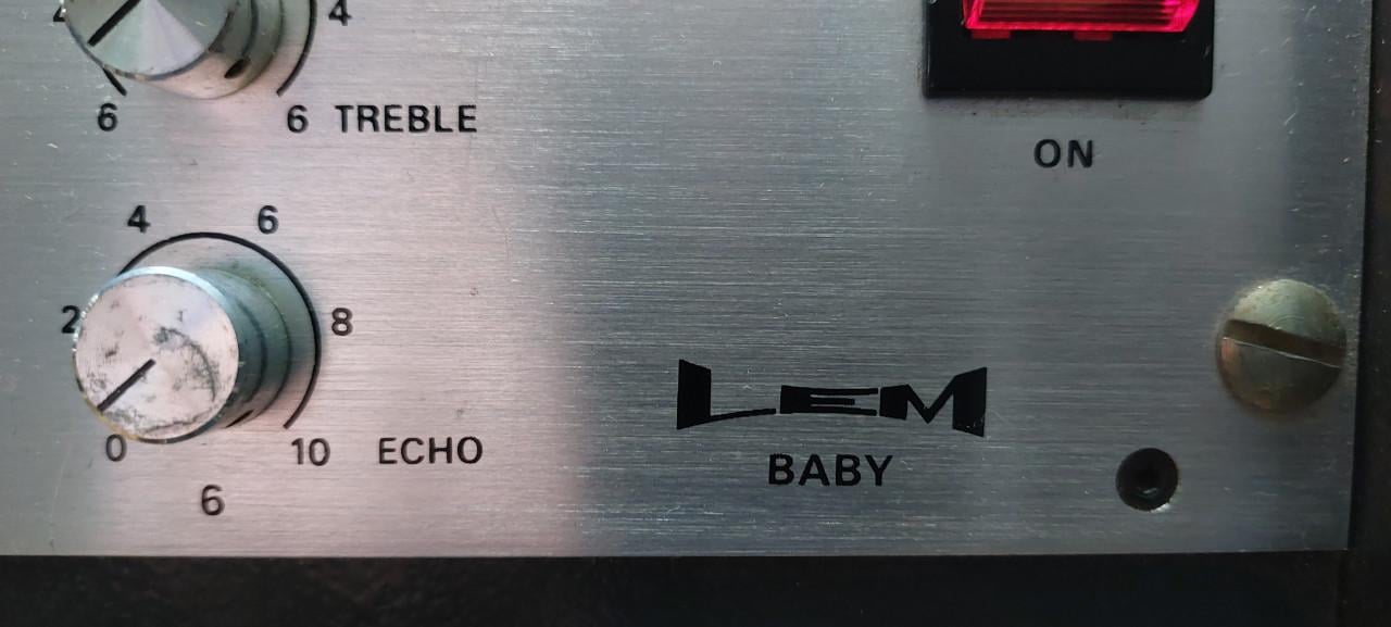 LEM BABY tape echo mixer amplifier in flight case