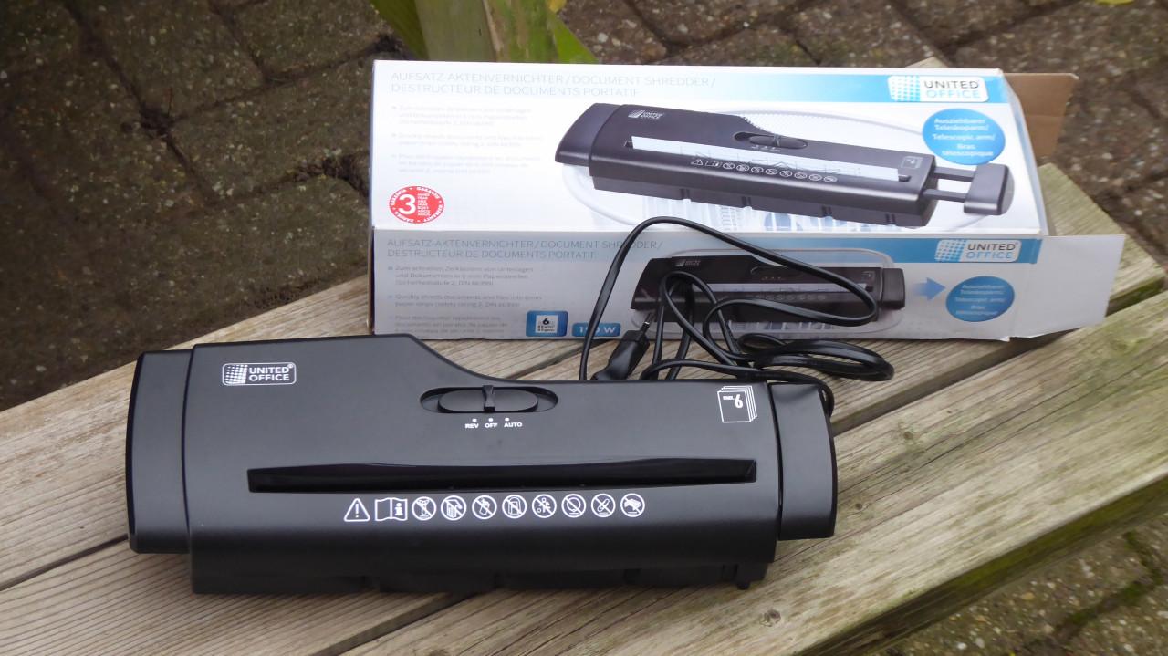United Office papierversnipperaar