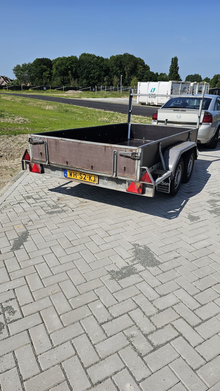 Aanhanger 2-assen 1600-2500kg