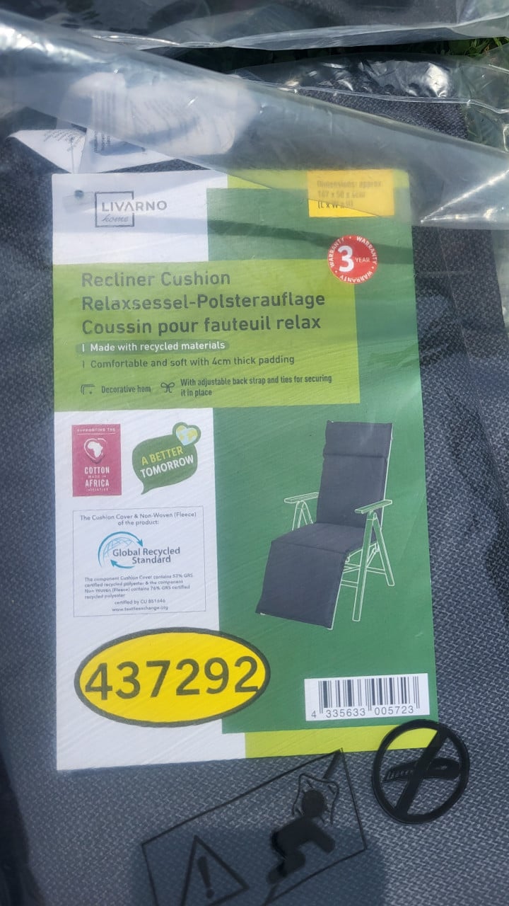 Relaxstoel tuinkussens 2 voor 25