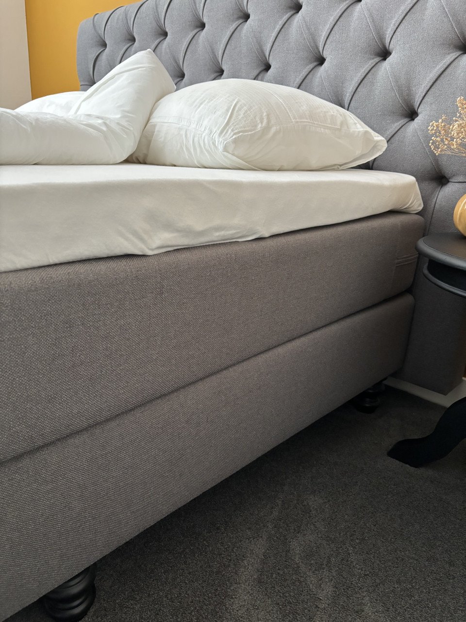 Boxspring 2-persoons antraciet