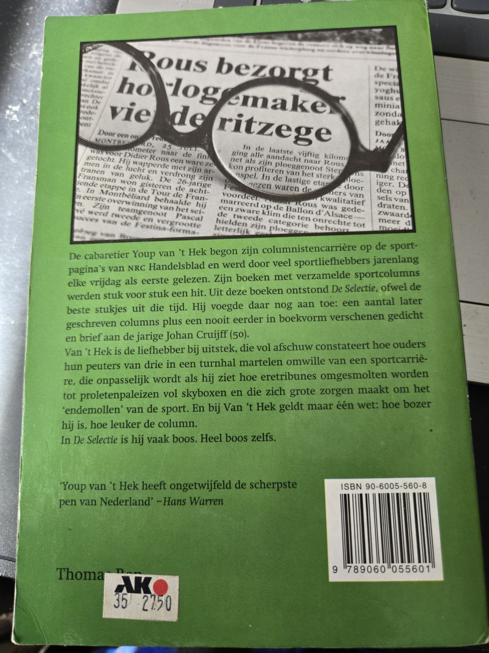 Boek: De Selectie  van Youp van 't Hek