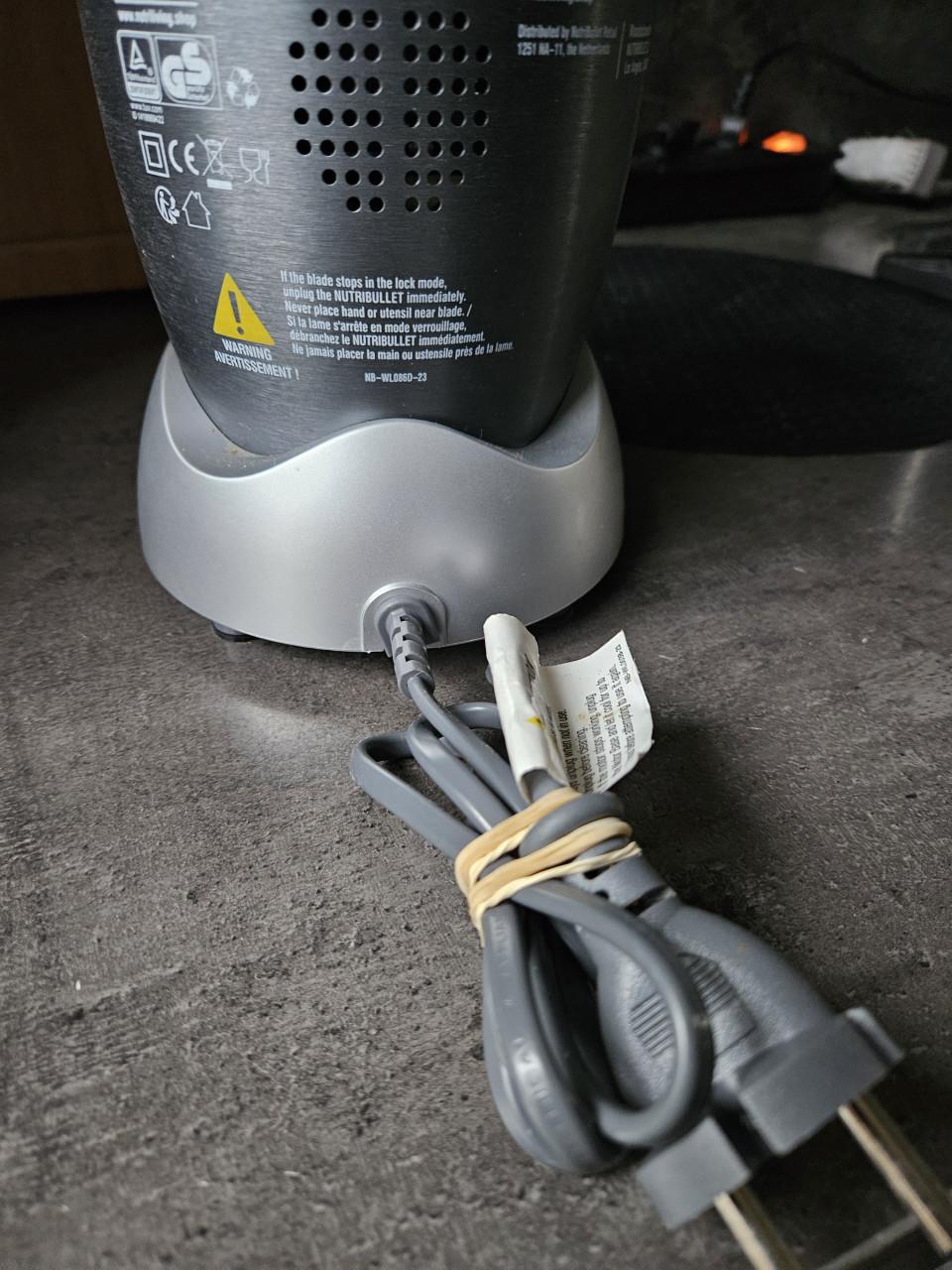 Zgan Nutribullet blender donkergrijs werkende en nette staat